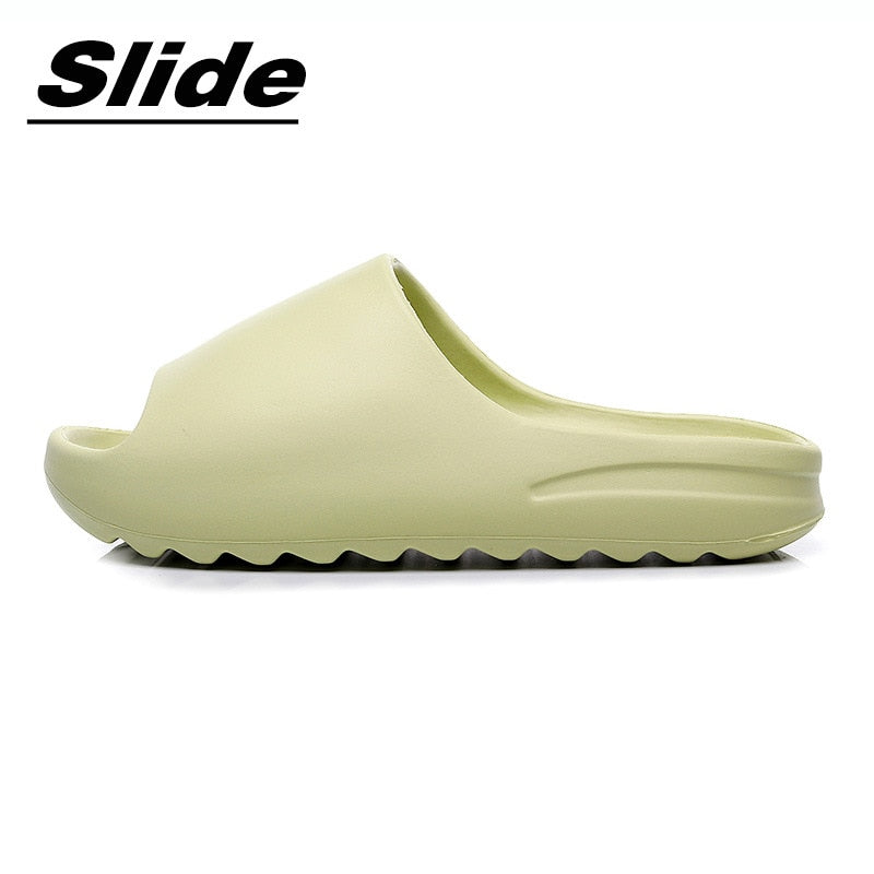 Men Women Slippers Orginal Sandals Women Beach Casual Shoes EVA Slides Original Men Flip-flops Summer Summer Sandal Men&#39;s Green