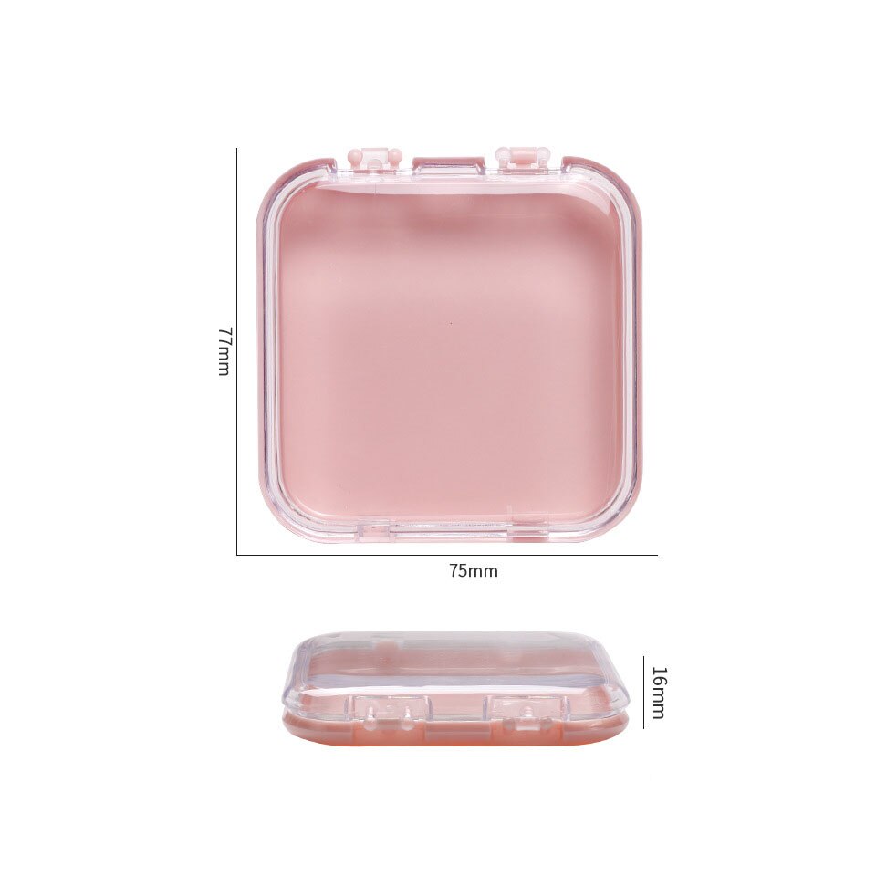 5/10 Pieces Empty Nail Boxes For Packaging Square Shape Box Wholesale Nail Tips Press On Nail Packaging Case Small Business