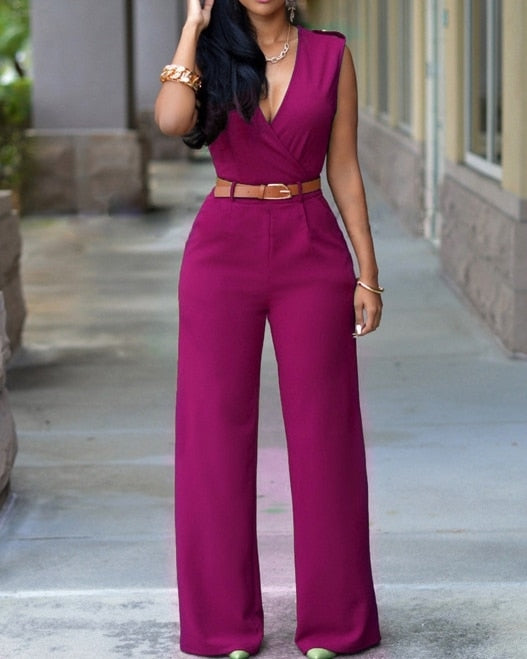 Newly Women Jumpsuit Lady Sleeveless Romper Female jumpsuit Bodysuit Bodycon Party Streetwear Outfit Clothes Party Playsuit Purple