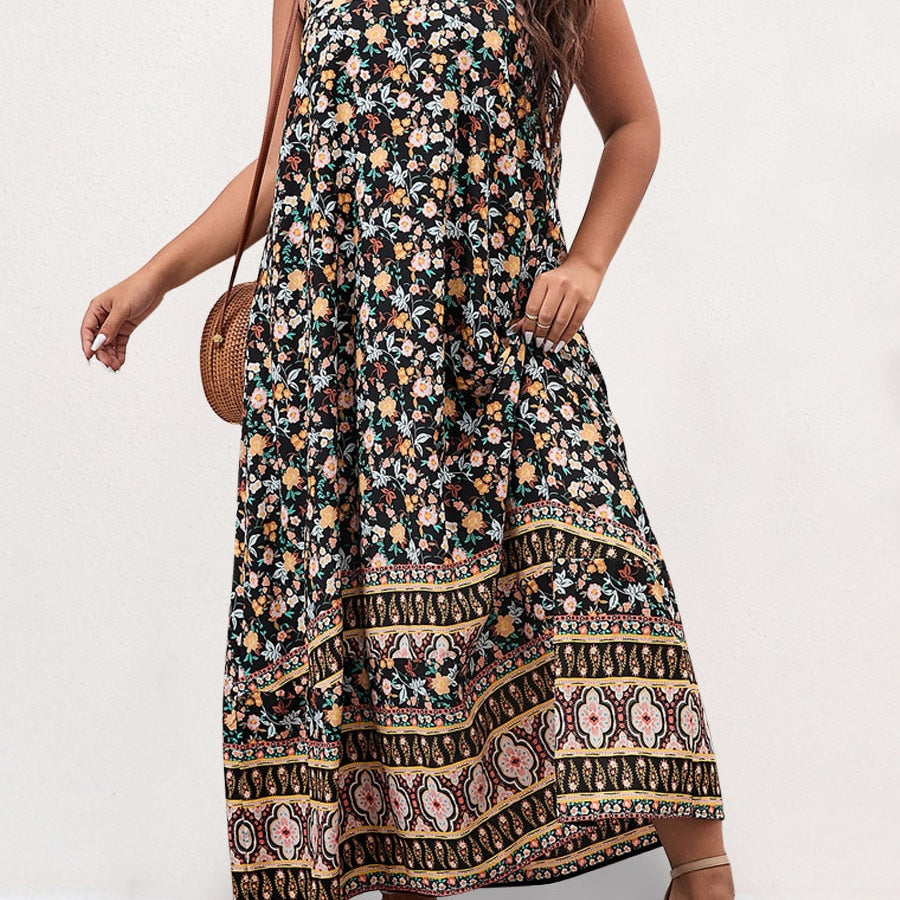 Finjani Women's Dress Plus Size Cami Dresses Summer Backless Maxi Dress Floral Print Formal Party Dresses 2023 1008 Spain