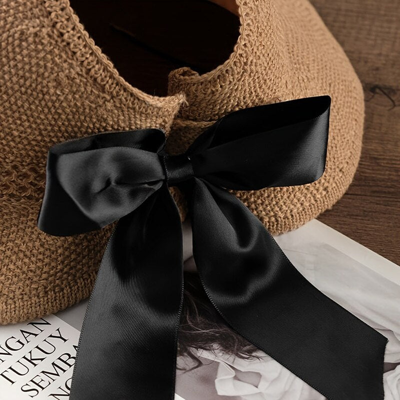 Fashion Wide Brim Sun Visor Hats Crochet Picnic Beach UV Protection Scallop Cap For Outdoor Summer Women's Hat Caps