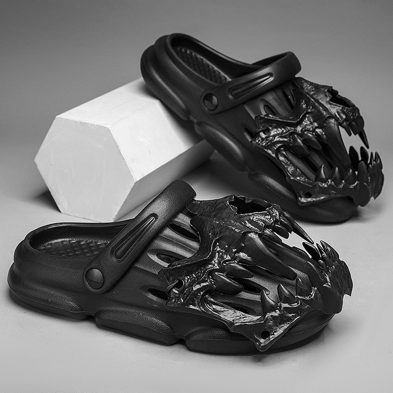 Women Men Sandals Light EVA Men's Casual Shoes Hole Shoes Clogs Lovers Home Garden Outdoor Male Beach Flat Slippers