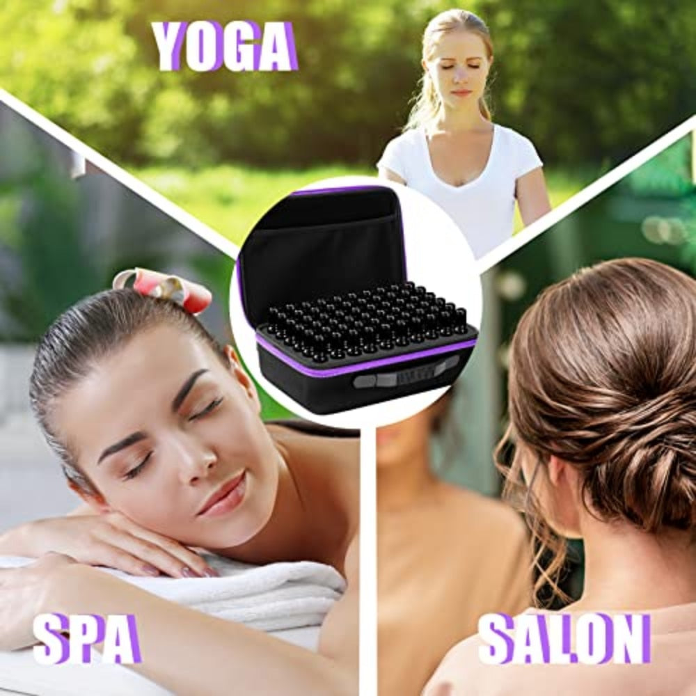 7/12/30/60/120 Slots Essential Oil Case Nail Polish Portable Storage Bag Perfume Oil Essential Oil Box Travel Carrying Holder