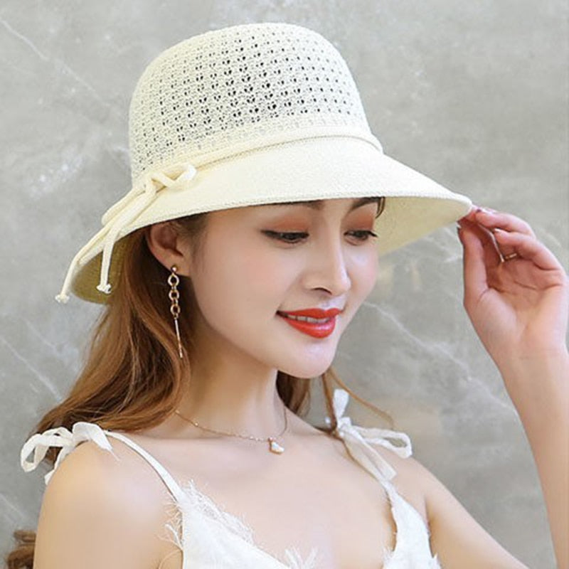 Cool Women Bucket Hats Female New Summer Korean Fahsion Sunscreen Fisherman Cap Outdoor Beach Sun Cap Hat For Women