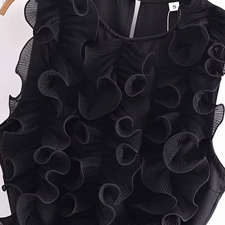 TRAF New Summer Women Elegant Solid Ruffle Sexy White Jumpsuits Fashion Long Jumpsuit with Belt