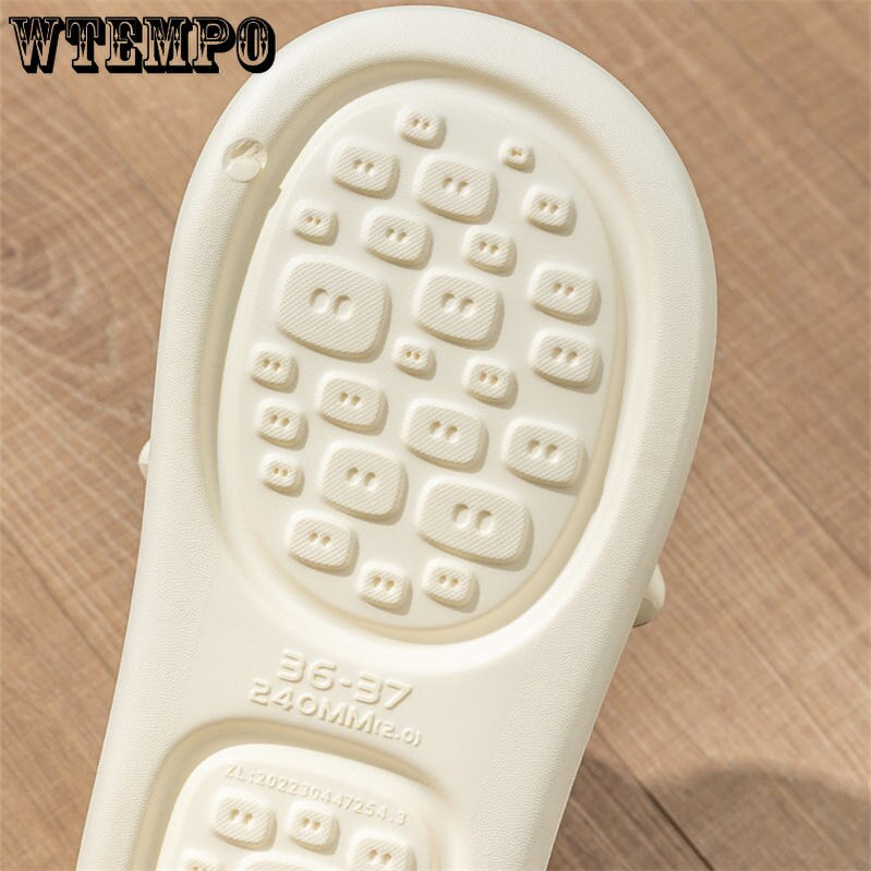 Women's Cute Cartoon Slippers Summer Pig Shower Flip Flops Indoor Sweet Girl Slides Ladies Shoes