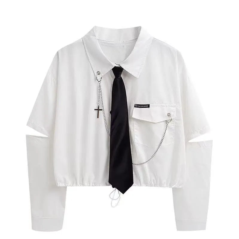 College Style 2 Piece Jacket Skirt Suit Women Spring Autumn Skirt WITH Belt+Streetwear Harajuku BF Casual Coat BLOUSE