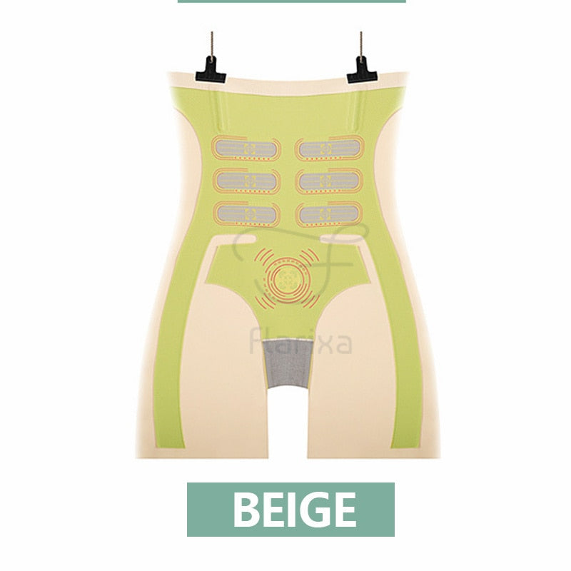 Flarixa 5D Levitation High Waist Hip Lift Women Shapewear Shorts Thin Slim Fit Yoga Boxer Seamless Flat Belly Safety Pants M-2XL BEIGE Spain