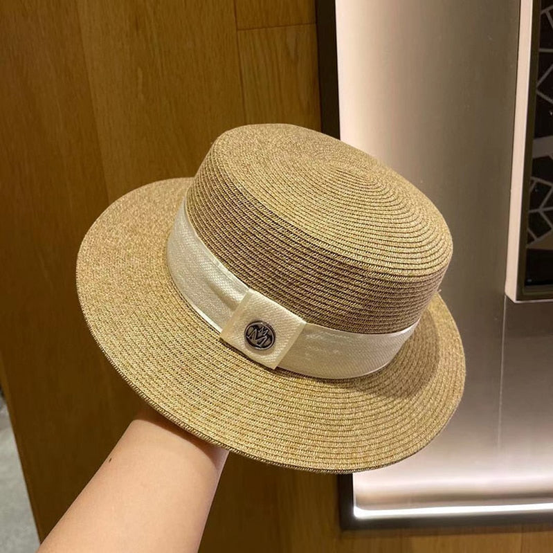 hats for women beach Golf cap Luxury trucker straw hat sunhat summer new Visor panama Fashion elegant Women's hats designer