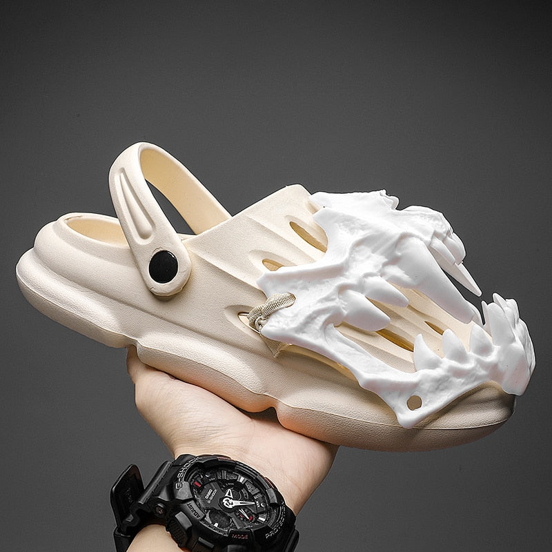 Women Men Sandals Light EVA Men's Casual Shoes Hole Shoes Clogs Lovers Home Garden Outdoor Male Beach Flat Slippers