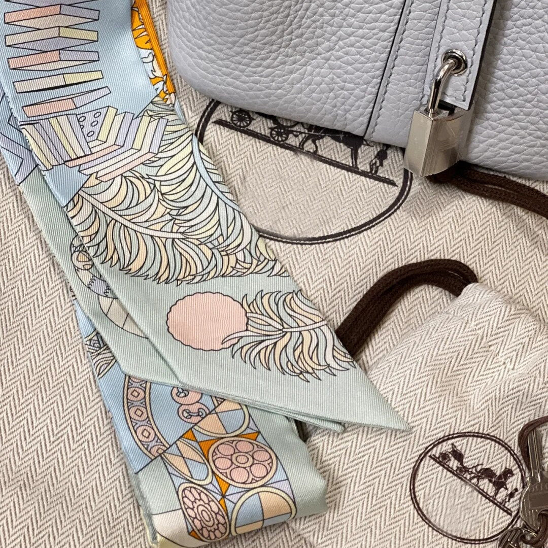 Mulberry silk silk tie bag long silk scarf star internet celebrity same style suit scarf streamer headband