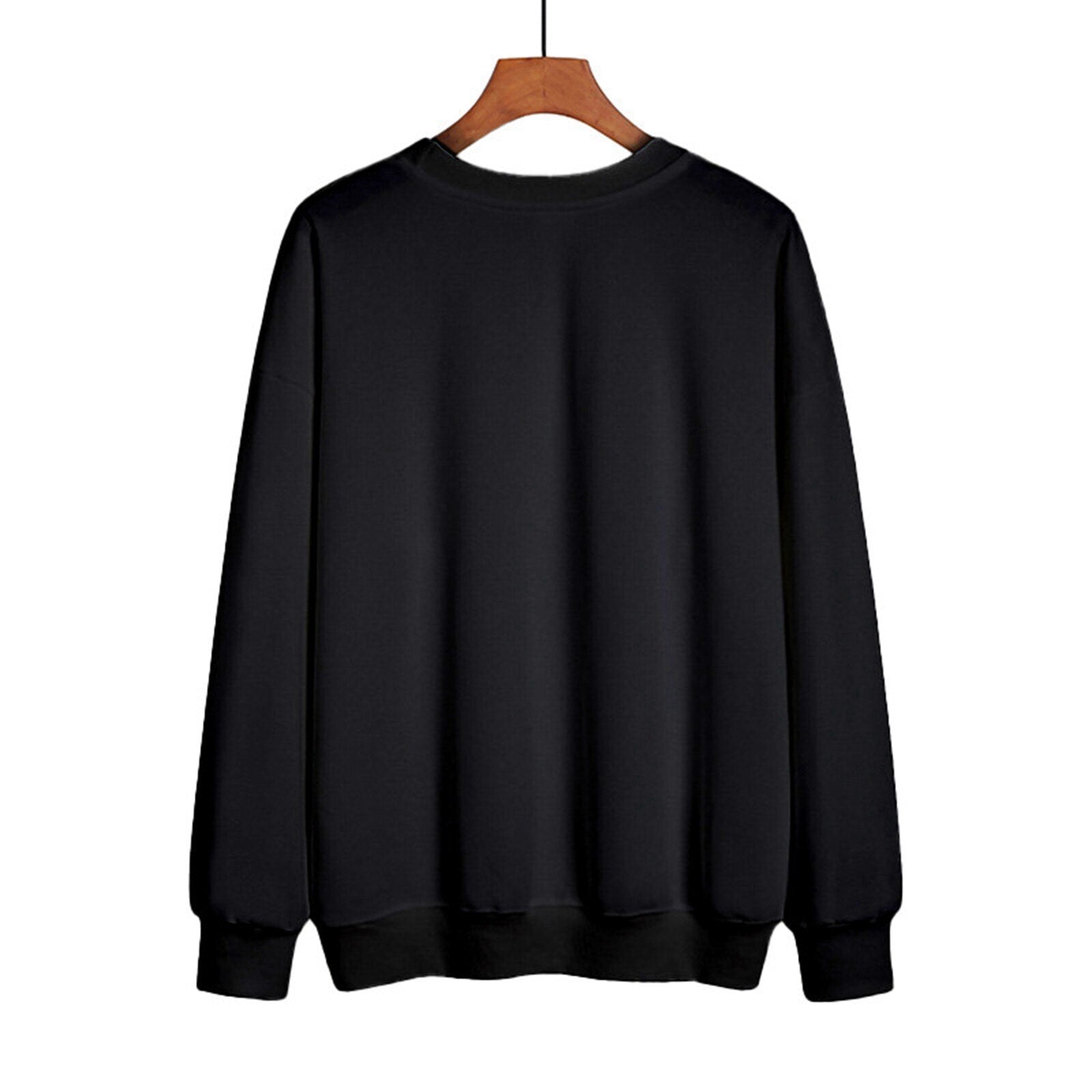 Women's Halloween Sweater Loose Fit Casual Pullover Top Sweater with Front Zipper