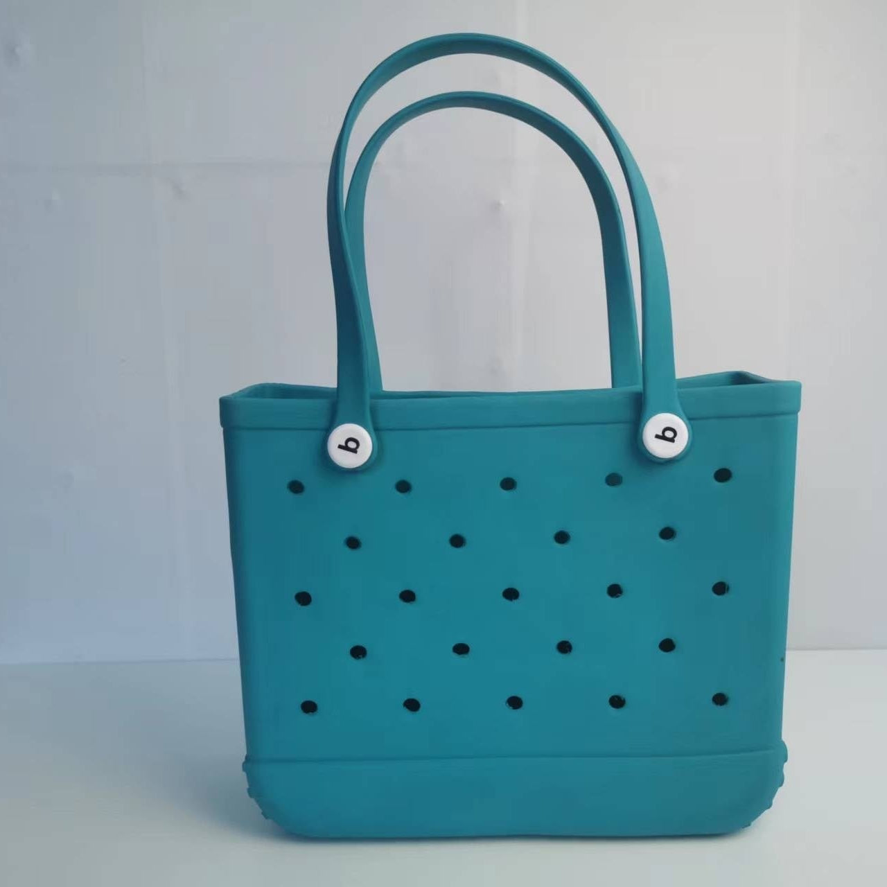 Rubber Beach Bags Waterproof Sandproof Large Size Outdoor EVA Portable Travel Bags Washable Tote Bag For Beach Sports Market Lake green