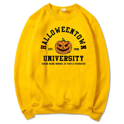 Vintage Halloweentown Sweatshirt Halloweentown Est 1998 Pullover Funny Halloween Town Fall Hoodies Pumpkin Halloween Sweatshirts