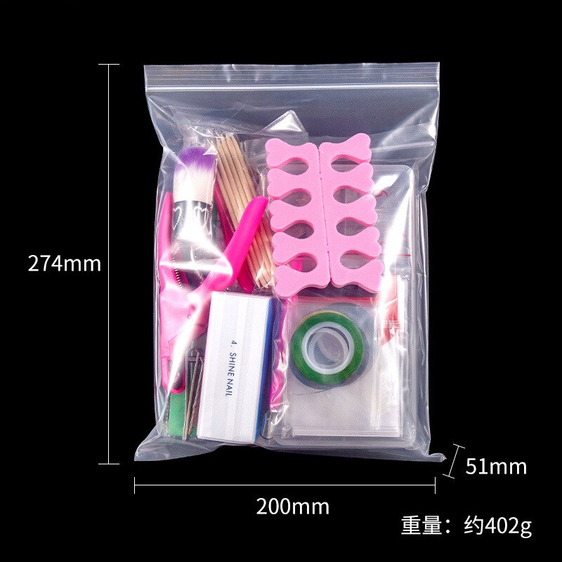 500pcs/Box Fake Nail Tips Kit Clear/Natural,Full /Half Cover French False Nail File Art Acrylic Finger UV Manicure Tools