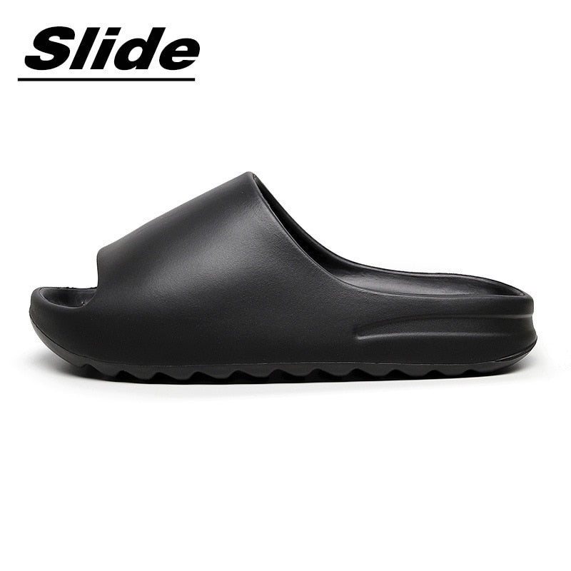 Men Women Slippers Orginal Sandals Women Beach Casual Shoes EVA Slides Original Men Flip-flops Summer Summer Sandal Men&#39;s Black