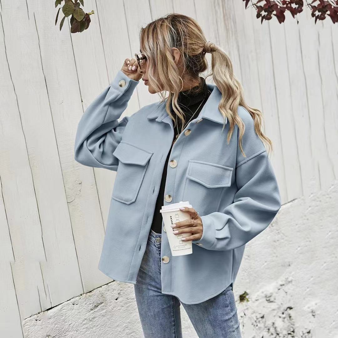 Women Jacket Office Autumn Female Vintage Pockets Trench Coat Winter Warm Jackets Branded Oversize Luxury Outerwear
