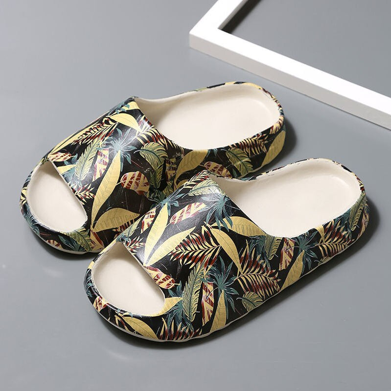 Men Women Slippers Orginal Sandals Women Beach Casual Shoes EVA Slides Original Men Flip-flops Summer Summer Sandal Men&#39;s shuye-beige