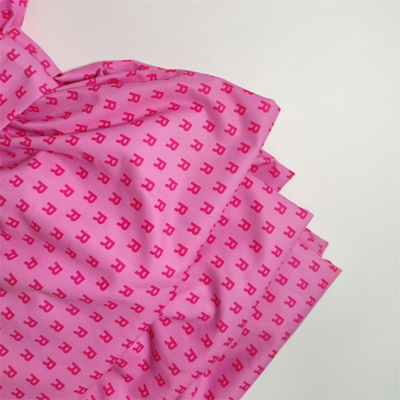 Summer Letter Print Big Bow Crop Top Elegant Women Sexy Strapless Layered Bowknot Backless Shirt Casual Clothing Party Tops