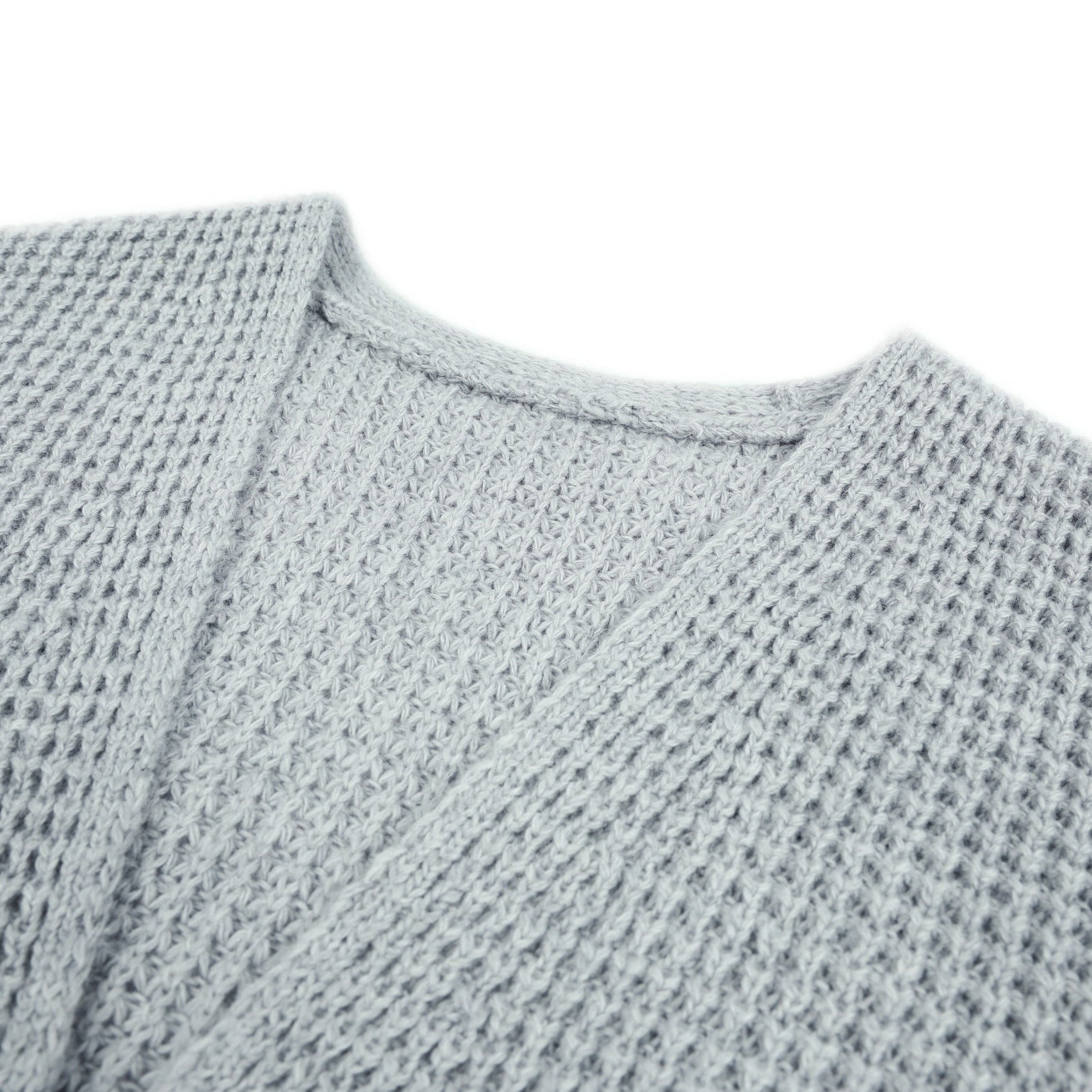 Autumn/Winter Women's Sweater New V-Neck Solid Color Loose Fit Pockets Long Cardigan Knitted Coat Traf Casual Sweaters Women