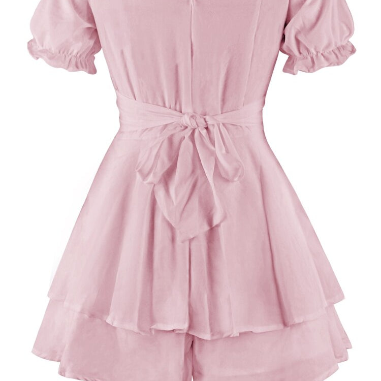 New Jumpsuit Solid Color Casual Summer Women's Short Pants