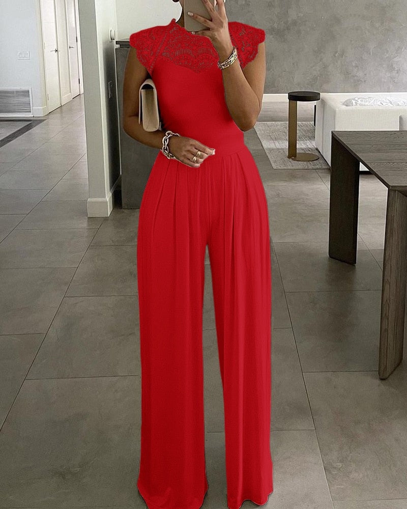 Elegant Slim Office Lady Black Strapless Jumpsuits for women Summer New Sexy Sleeveless White Red Wide leg Jumpsuits 9
