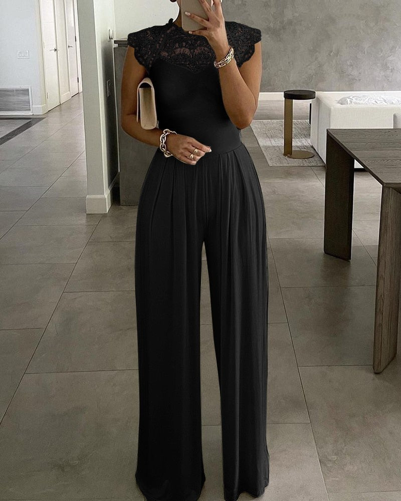 Elegant Slim Office Lady Black Strapless Jumpsuits for women Summer New Sexy Sleeveless White Red Wide leg Jumpsuits 8