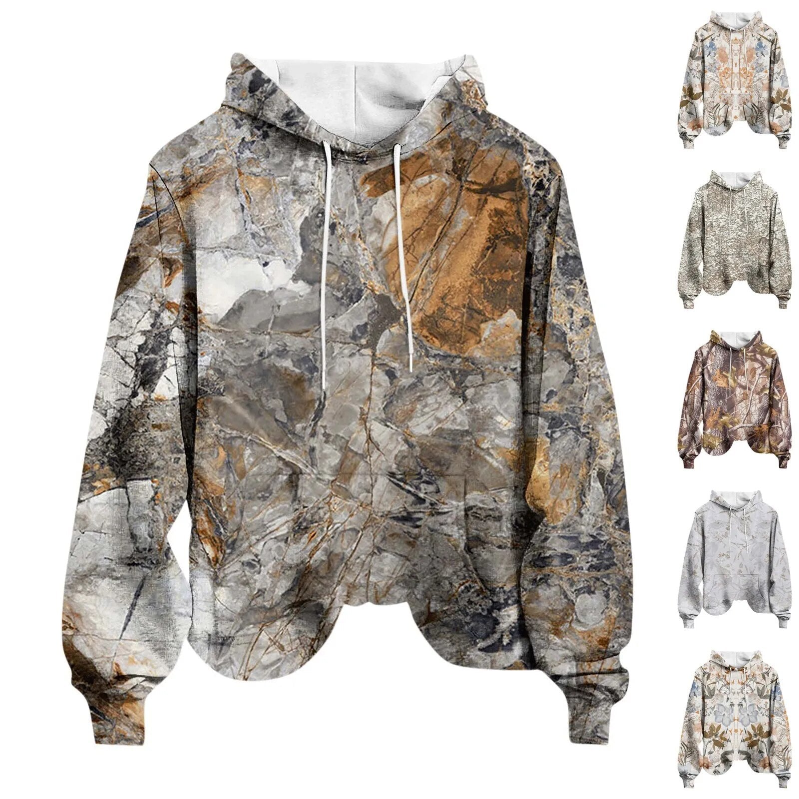 Women'S Sweatshirt Unique Hooded Women Pullover Winter Casual Long Sleeves Print Women Sweatshirts 빅사이즈 여성의류