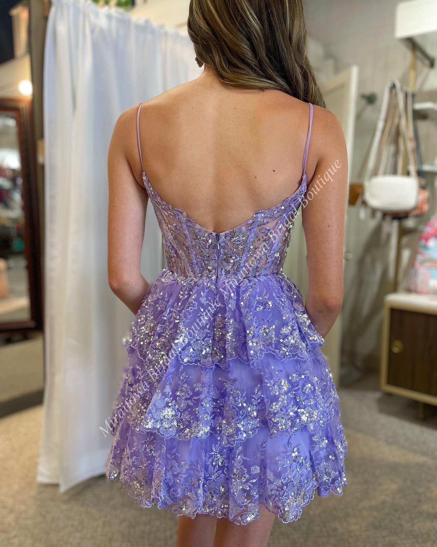 Sparkling Homecoming Dress 2k24 Short Ruffle Corset Spaghetti Pageant Formal Evening Cocktail Event Party Runway Black-Tie Gown