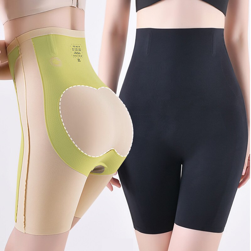 Flarixa 5D Levitation High Waist Hip Lift Women Shapewear Shorts Thin Slim Fit Yoga Boxer Seamless Flat Belly Safety Pants M-2XL