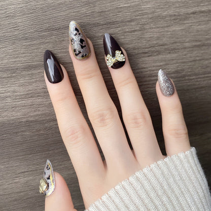 Sea Wave Carp Japanese Style Doodle False Nails Detachable Nude Pink Long Coffin Fake Nails with Glue Full Cover Press on Nails