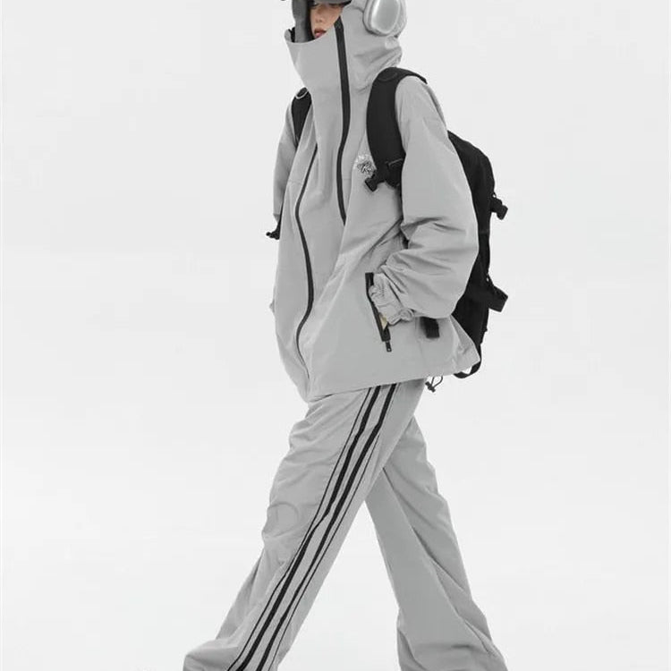 Y2K Women Streetwear Techwear Cargo Korean Harajuku Parachute Track Pants Men Tech Sweatpants Wide Leg Joggers Trousers Clothes