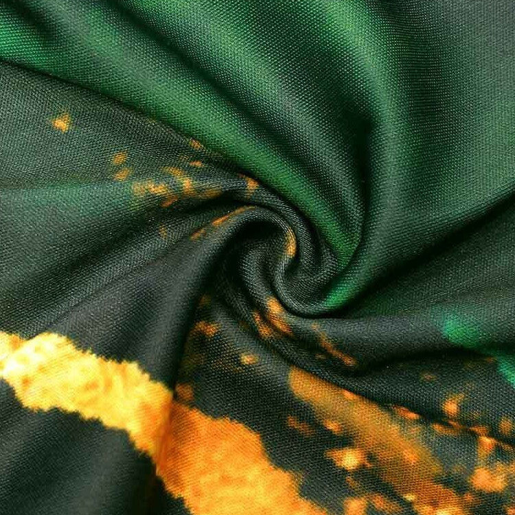 Print Jumpsuit Women Autumn and Spring New Fashion Long Sleeve Lapel Loose Casual Elegance Green Jumpsuits