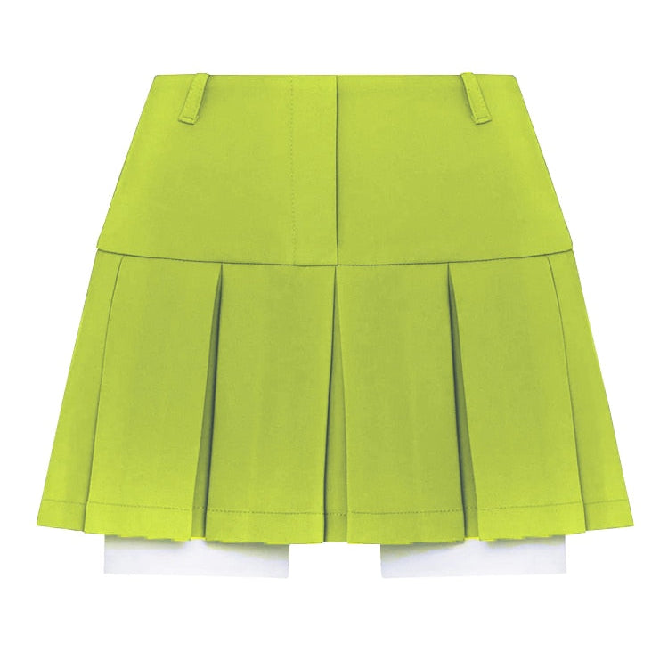 Casual Two Piece Sets Women's Fall Outfits New Black Matching Sets With Skirt And Blazer Cropped Top Suit For Women Only Green Skirts