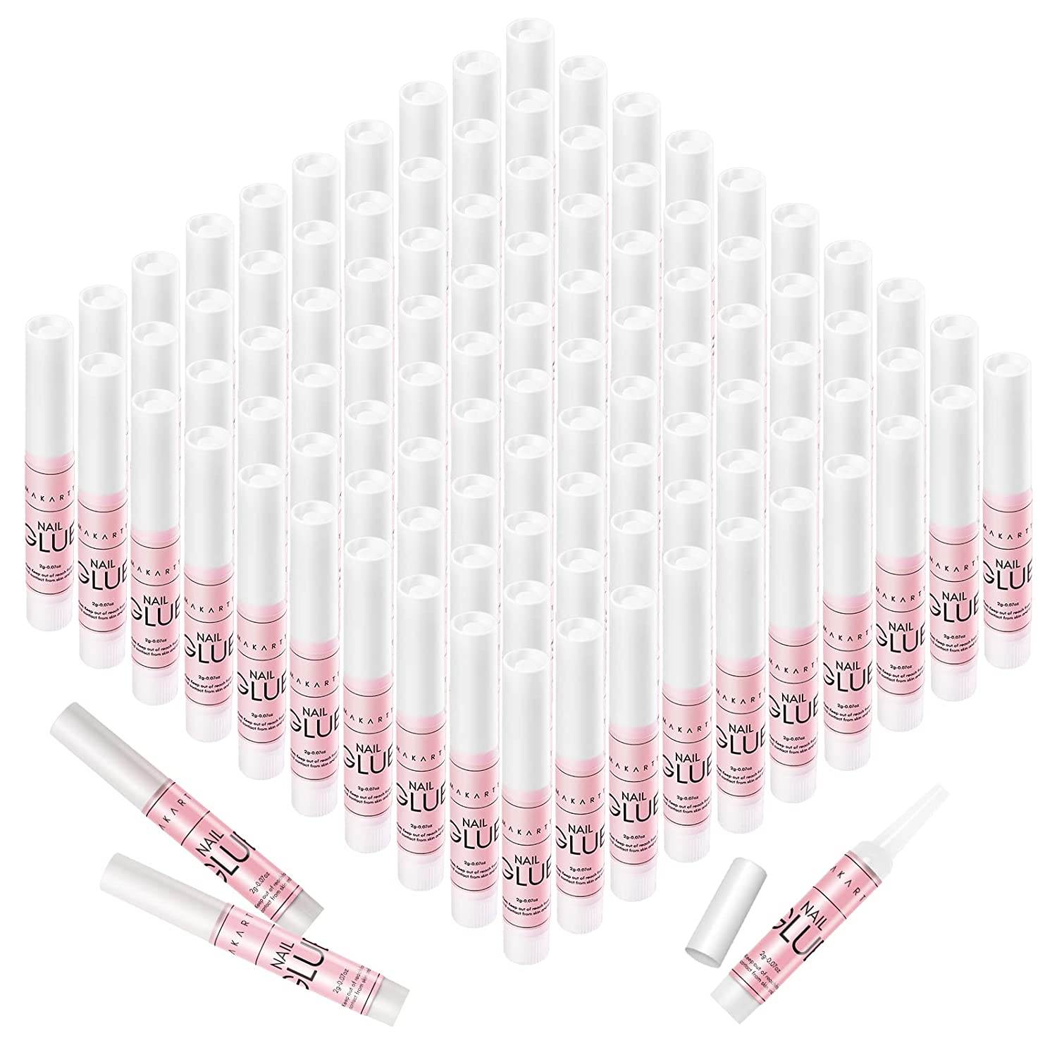 Makartt Super Strong Nail Glue for Acrylic Nails Press On Nails Professional Nail Bond Nail Tips Glue for Stick On Nails