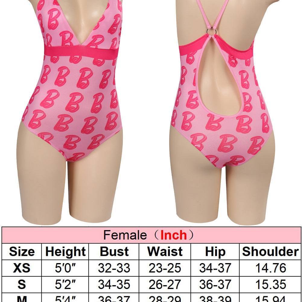 Margot Cosplay Kawaii Pink Plaid Dress Women Costume Movie Barbei Roleplay Fantasia Halloween Party Clothes For Disguise Style J