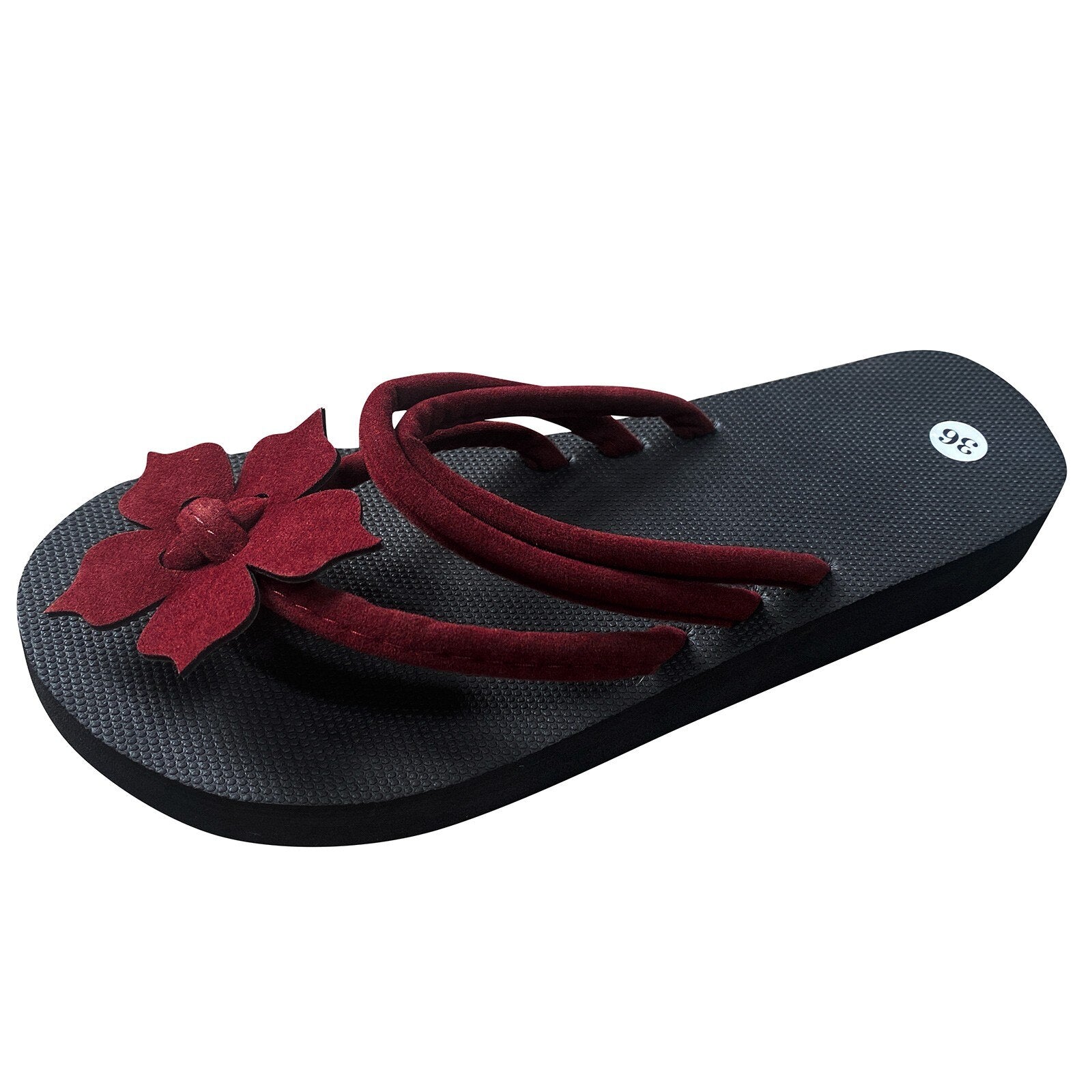 Women Slippers Outdoor Light Weight Cool Shoes Ladies Flat Flip-flop Black Non-slip Basic Home Sandals Chaussures Femme