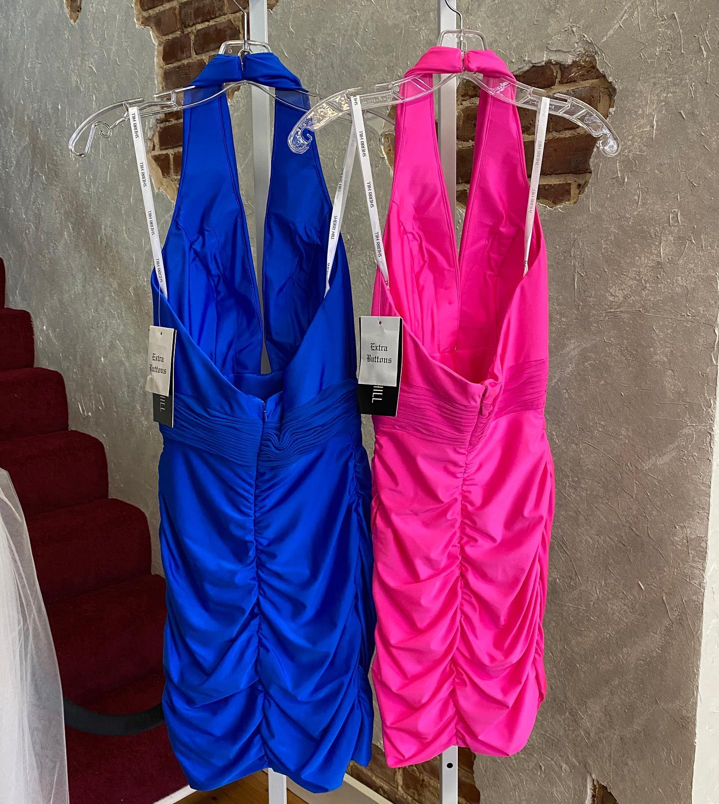 Halter Mini Cocktail NYE Dress Lady New Year Formal Event Party Gown Draped Crepe Sexy Club Night Wear Graduation Hoco Gala