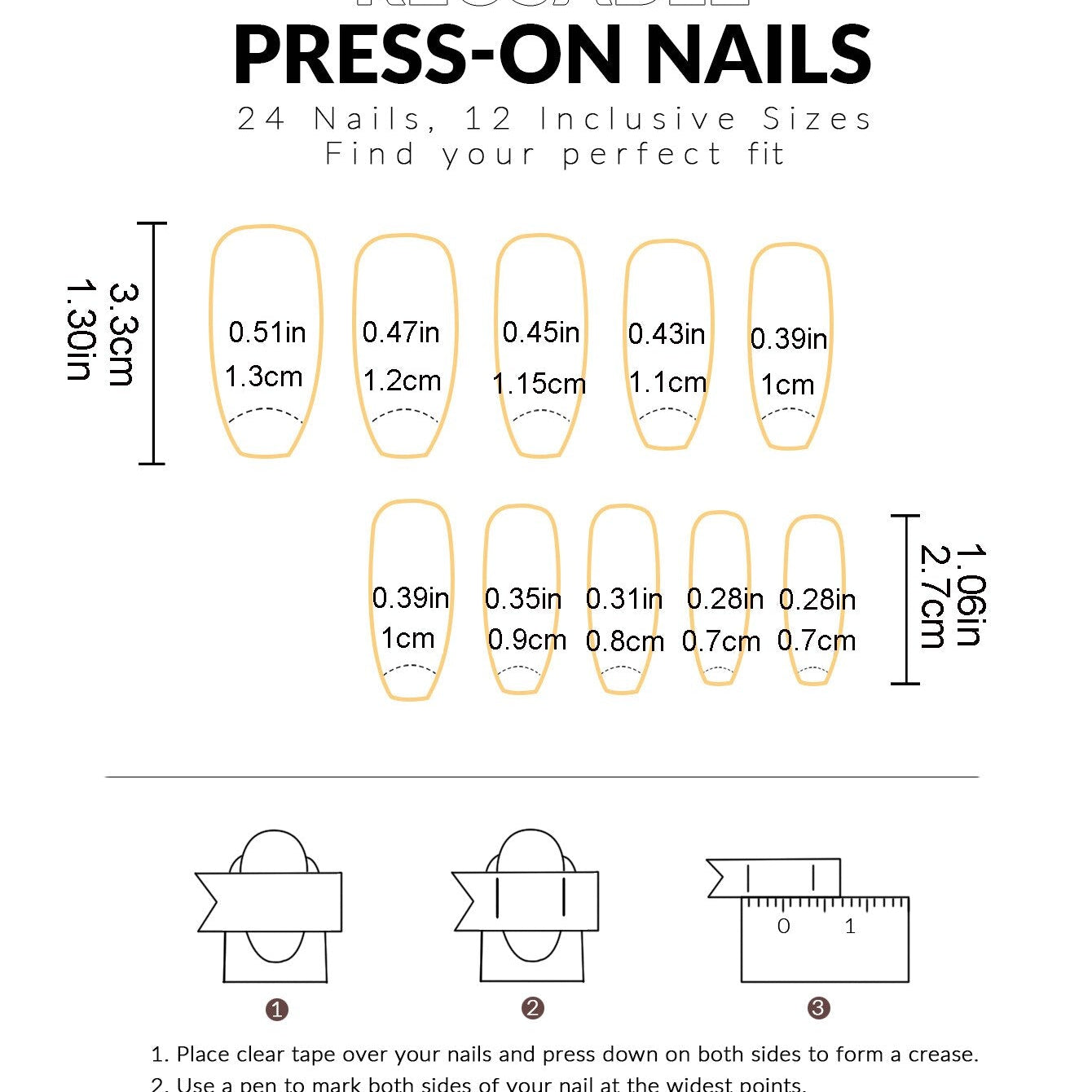 3D strobe fake nails accessories Hand painted beach wearing long french coffin tips with shells diamond press on false nail set