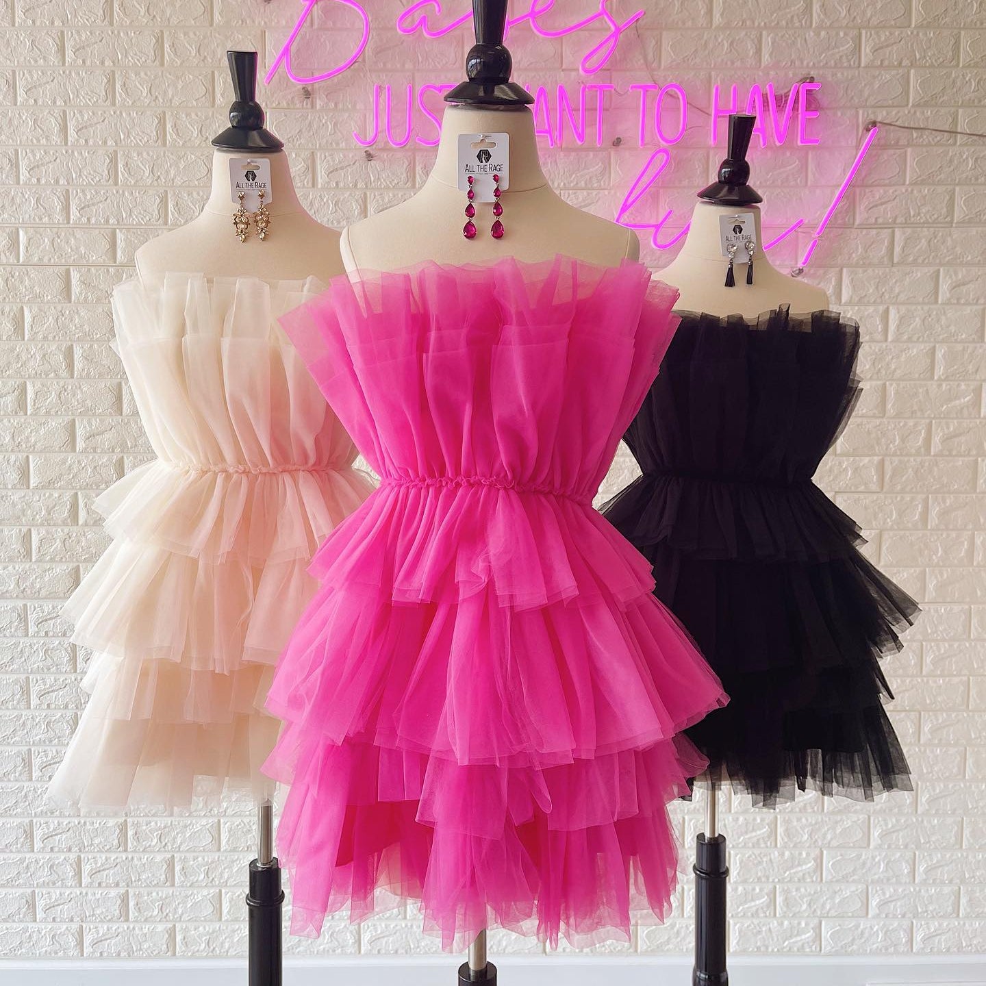 Miss Lady Pageant Interview Dress Ruffles Fuchsia Red Carpet Cocktail Gown Winter Formal Event Party Graduation Hoco Gala