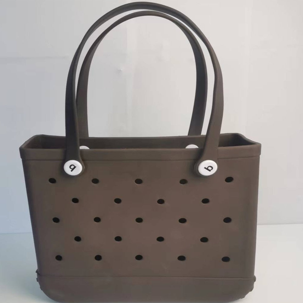 Rubber Beach Bags Waterproof Sandproof Large Size Outdoor EVA Portable Travel Bags Washable Tote Bag For Beach Sports Market Auburn