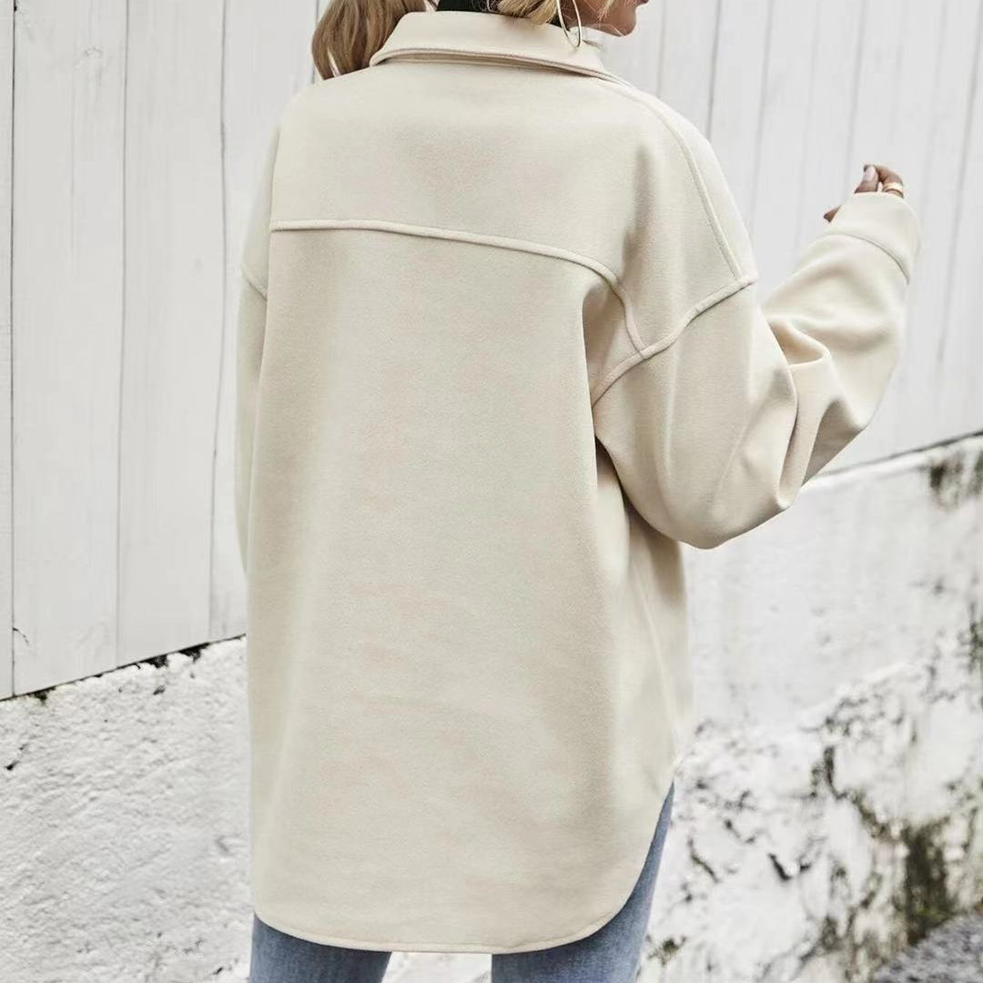 Women Jacket Office Autumn Female Vintage Pockets Trench Coat Winter Warm Jackets Branded Oversize Luxury Outerwear