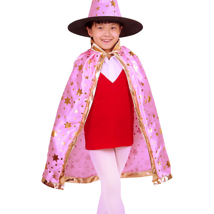 Halloween Children's Cloak Costume SIX STAR Cloak Pink Free Size